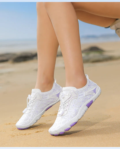 Men Wading Shoes Barefoot Quick-Drying Beach Shoes Outdoor Non-Slip Upstream Swimming Diving Shoes Women Water Sports Shoes