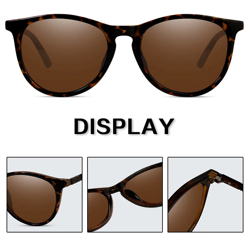 Trendy Polarized Sunglasses For  Women Brand Design Frame Fashion Sunglasses Pink  UV400