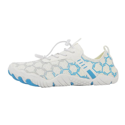 Women Men Aqua Shoes Upstream Wading Water Sneakers Quick Dry Beach Barefoot Outdoor Upstream Wading Water Sports Swimming Shoes