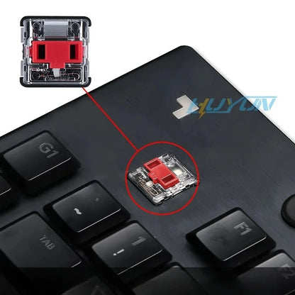 G915 913 TKL G815 G813 Textured Anti Slip Transparent Backlit Keycap, Suitable for Logitech Mechanical Keyboard