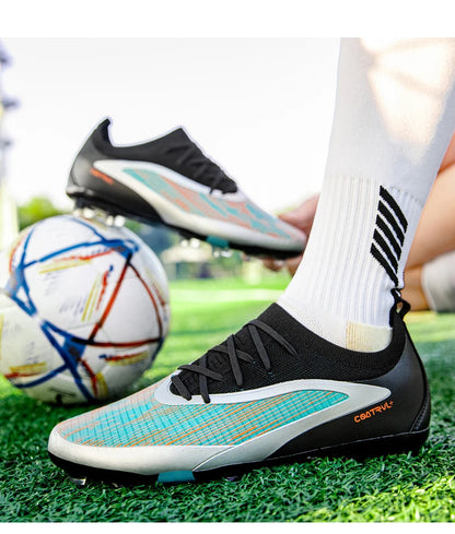 Men New TF Football Boots Sneakers Professional Society Casual Male Soccer Shoes Futsal High Quality Football Shoes Training