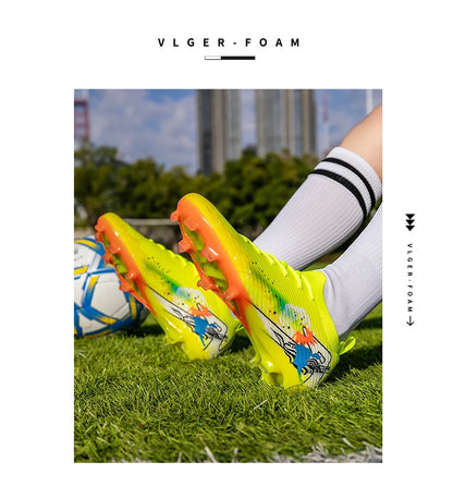 New Men Soccer Shoes Grass Ultralight Sport Comfortable Adult Non-Slip Football Boots Outdoor Cleats Sport Futsal Training Match