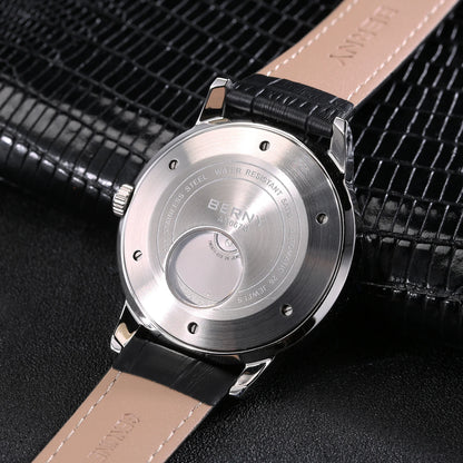 BERNY Luxury Automatic Mechanical Watch for Men Calendar Sapphire MIYOTA 9110 Dress Business Wristwatch High-end Men's Watches