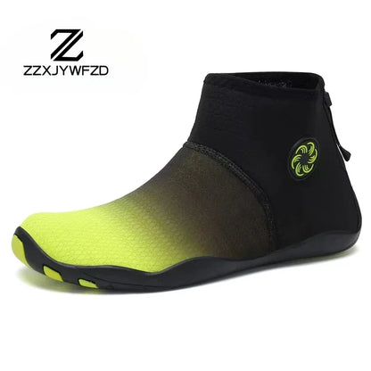 Outdoorové sportovní brodicí tenisky na turistiku, unisex plavecké boty do vody, vysoké barefoot aqua boty na pláž, fitness, potápění a surfování, sandály