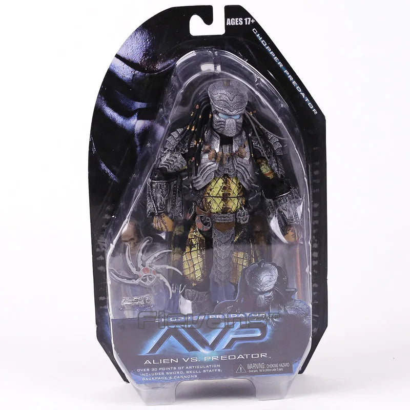 NECA AVP Alien vs. Predator Chopper Celtic Scar Predator 7" akční figurka s pohyblivými klouby, modelová hračka