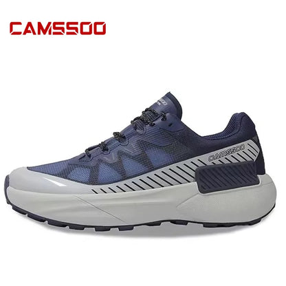 Pánské turistické boty CAMSSOO na léto, prodyšné neklouzavé běžecké boty na cestování, outdoorové sporty, s tlumením, ležérní kotníkové boty do terénu