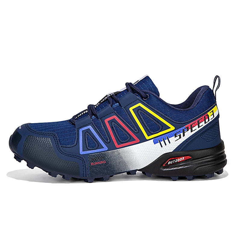 Men Waterproof Hiking Shoes Wear-Resistant Outdoor Shoes Leather Hiking Hunting Tactical Sports Shoes Men