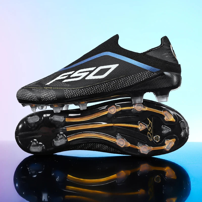 New Men Soccer Shoes Football Boots Non-Slip Boys Sneakers Hot-selling Grass Cleats High-quality Match Outdoor High-top Light