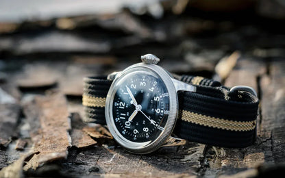 RDUNAE RA05 Vintage Military Watch 2035 Movement Quartz K1 Mineral Glass Crystal Stainless Steel Luminous Waterproof Men Watches