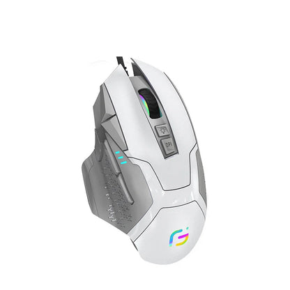 Wired Gaming Mouse 12000 DPI with Macro Programming, RGB Backlight & 10 Buttons