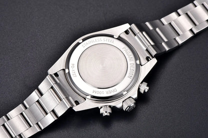 Pagani Design VK63 Fashion Men's Quartz Watch Luxury Sapphire Glass Timing Code Watch Stainless Steel Waterproof 10 Bar PD1727