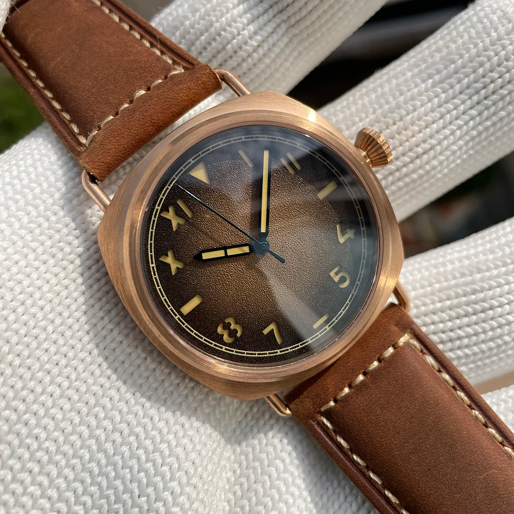 STEELFLIER Official SF760S Luxury Bronze Mechanical Watch NH35 Movt Sapphire Crystal Swiss Luminous 20Bar Waterproof Wristwatch