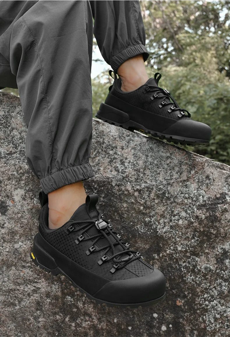 2025 New Hiking Shoes Non-Slip Grip Men's Spring Fall Outdoor Casual Sports Shoes Breathable Comfortable Durable Leisure Sneakers