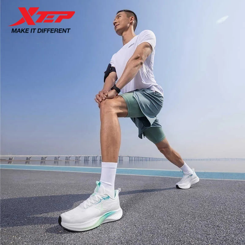 Xtep Light Wing 3 Running Shoes For Men 2025 Summer Fashion Cushion Shock Absorption Lightweight Advanced Sneakers 875219110034