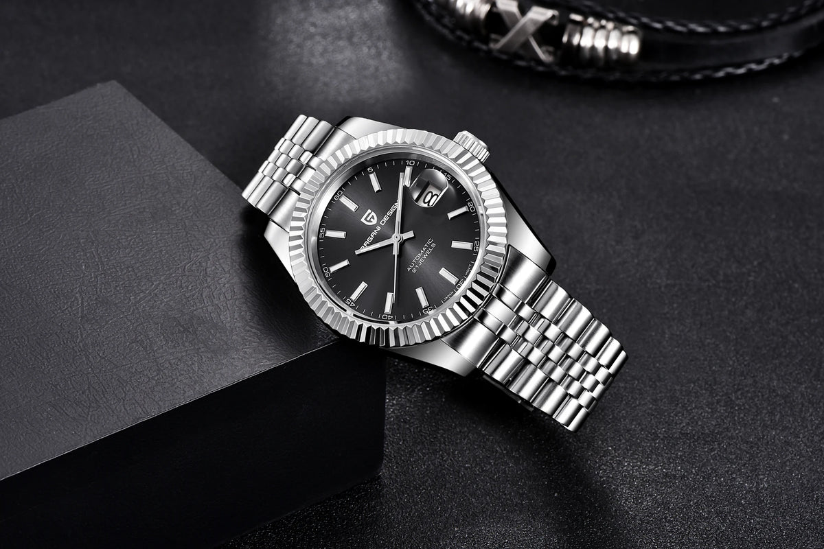 2026 New PAGANI DESIGN Watches Luxury Gold And Silver Mechanical Watches For Men Stainless Steel Sapphire Mirror Automatic Watch