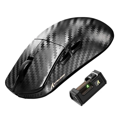 ATTACK SHARK R11 ULTRA brezžična gaming miška iz ogljikovih vlaken, 8000Hz, PAW3950MAX, 42000DPI, lahka 49g, 20000FPS, Nordic 52840
