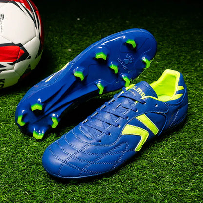 KELME FG Soccer Shoes Original Cow-Skin Sneakers Men Professional Grass Non-Slip Sports Training  Football Boots  ZX80011018