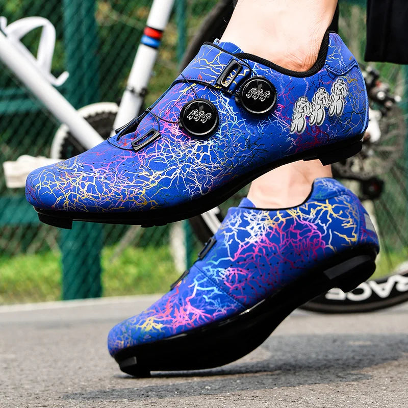 Professional Cycling Shoes Road Bike Men Racing Contest Self-Locking Speed Bicycle Sneakers Women Spd Cleats Cycling Footwear