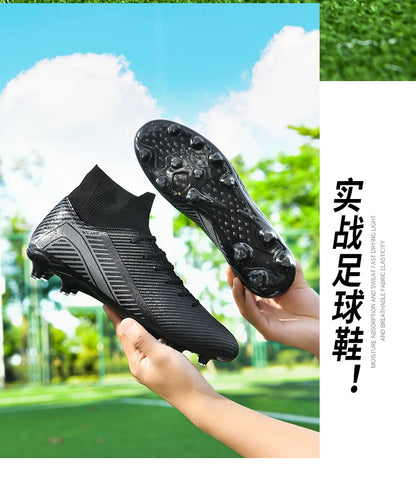 New Men Professional Soccer Shoes Non-slip Football Boots Unisex Breathable Futsal Sports New Cleats Drop Shipping Ultralight