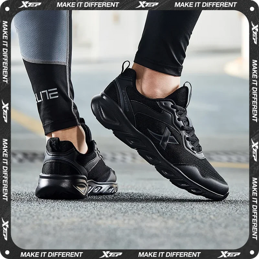 Xtep Running Shoes for Men 2020 Spring, Rebound Comfortable Sports Shoes, Durable, Stable, Breathable Sneakers 880119115036