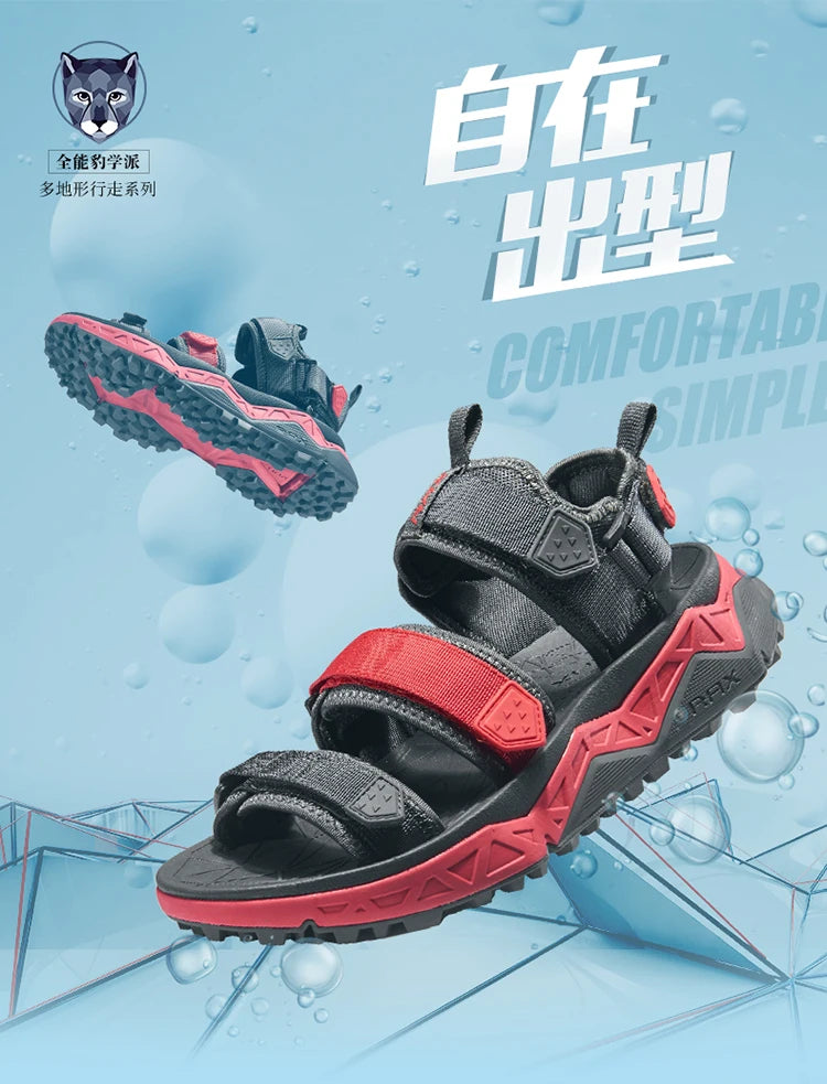 Rax Men's Hiking Shoes Breathable Lightweight Outdoor Sports Sandals Shoes Men Beach Sneakers Quick Drying Fishing Shoes Men 466