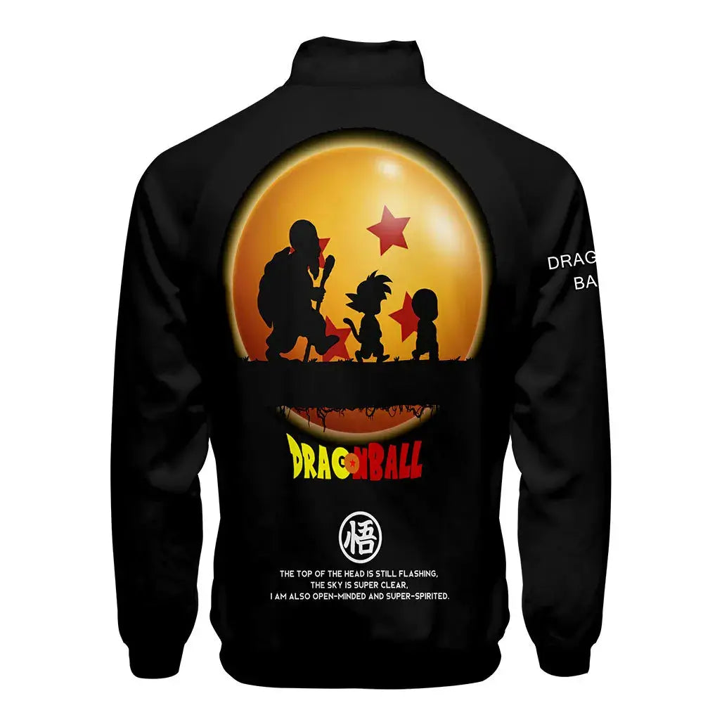 Anime Goku Dragon Ball Jacket Men Women Harajuku Hip Hop Japanese Zip Up Hoodies Goku Clothes Stand Collar Sweatshirt, Produit gaming premium Fraquane, produits de luxe