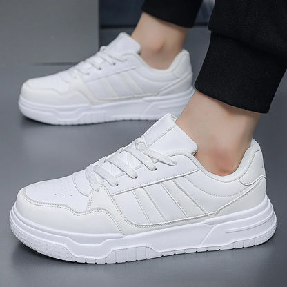 Plus Big Size 50 51 52 Mens Leather Sneakers Casual Sports Shoes Flat Skateboard Shoes Hot Sale For Dropshipping