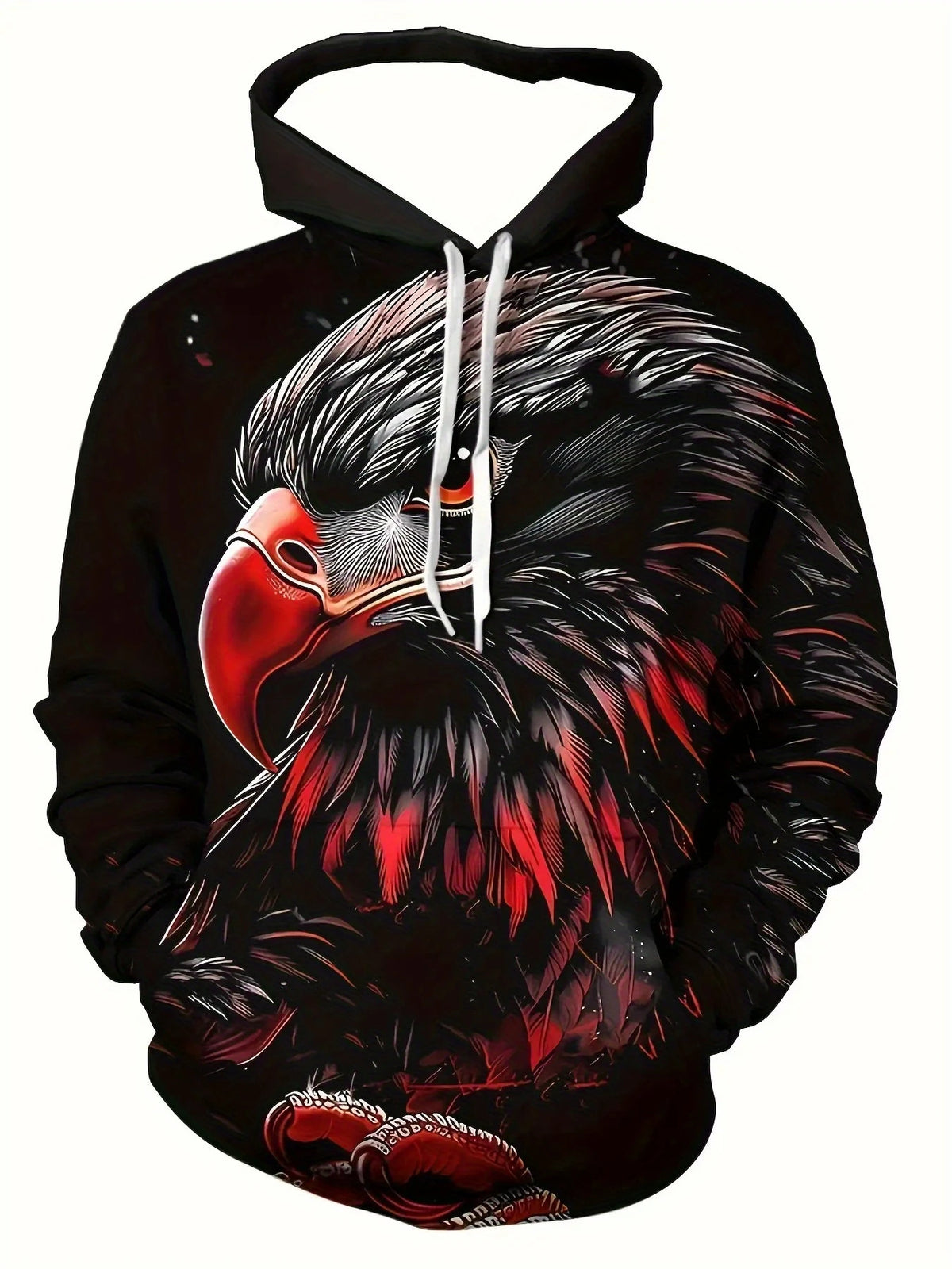 2025 Fashion Cool Eagle Men's Hoodie 3D Printed Hoodies Edition Trend American Eagle Men's Sportswear Kids Casual Unisex Pullover