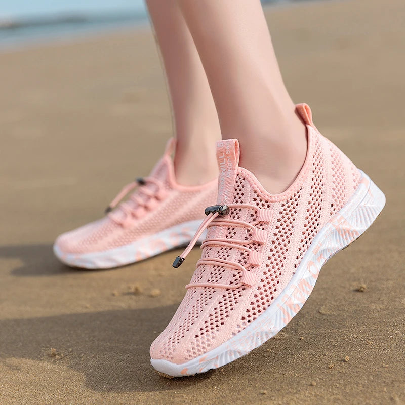 Men Women Aqua Shoes Wading Water Upstream Outdoor Sports Beach Sneakers Canyoning Camping Amphibious River Tracing Creek