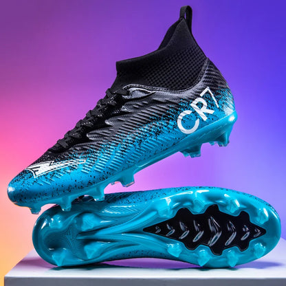 Autumn Hot Selling Shock-absorbing Adult Football Shoes Soft and Stable Sports Shoes Rebound Wrapped Lightweight Nail Shoes