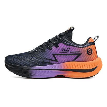 Brand Men Carbon Plate Running Shoes Soft Cushion Shock Absorbing Sports Shoes Unisex Sneakers Light Anti-Slip Training Shoes