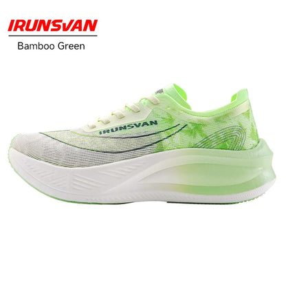 IRUNSVAN carbon plate marathon running shoes professional stable support shock absorption ultra light rebound sports shoes