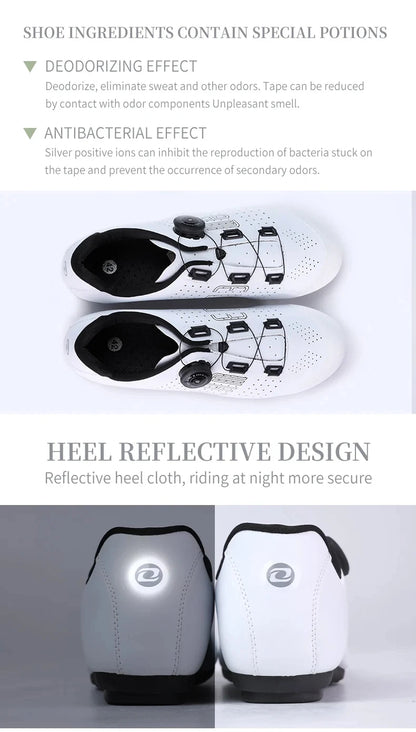 LAMEDA Pro Cycling Shoes Lock Shoes Road Bike Men and Women Hard Sole Bicycle Special Cycling Shoes MTB Bicycle Team Lock Shoes