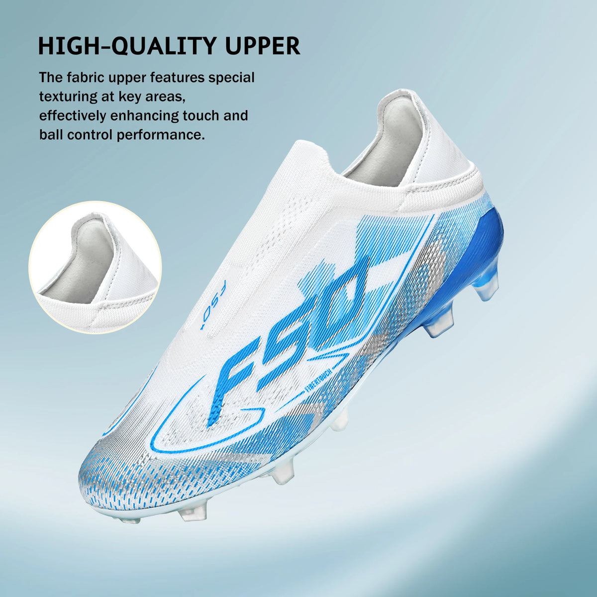 AG/FG Firm Ground Soccer Cleats for Men Women Kids Youth PU Fabric Rubber Sole Non-Slip Wear-Resistant Training Boots