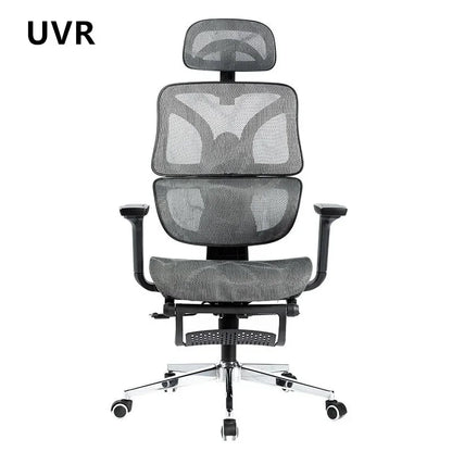 UVR Ergonomic Gaming Chair Office Chair with Reclining Backrest, Adjustable Lift Swivel Computer Gaming Chair with Armrests and Mesh Design