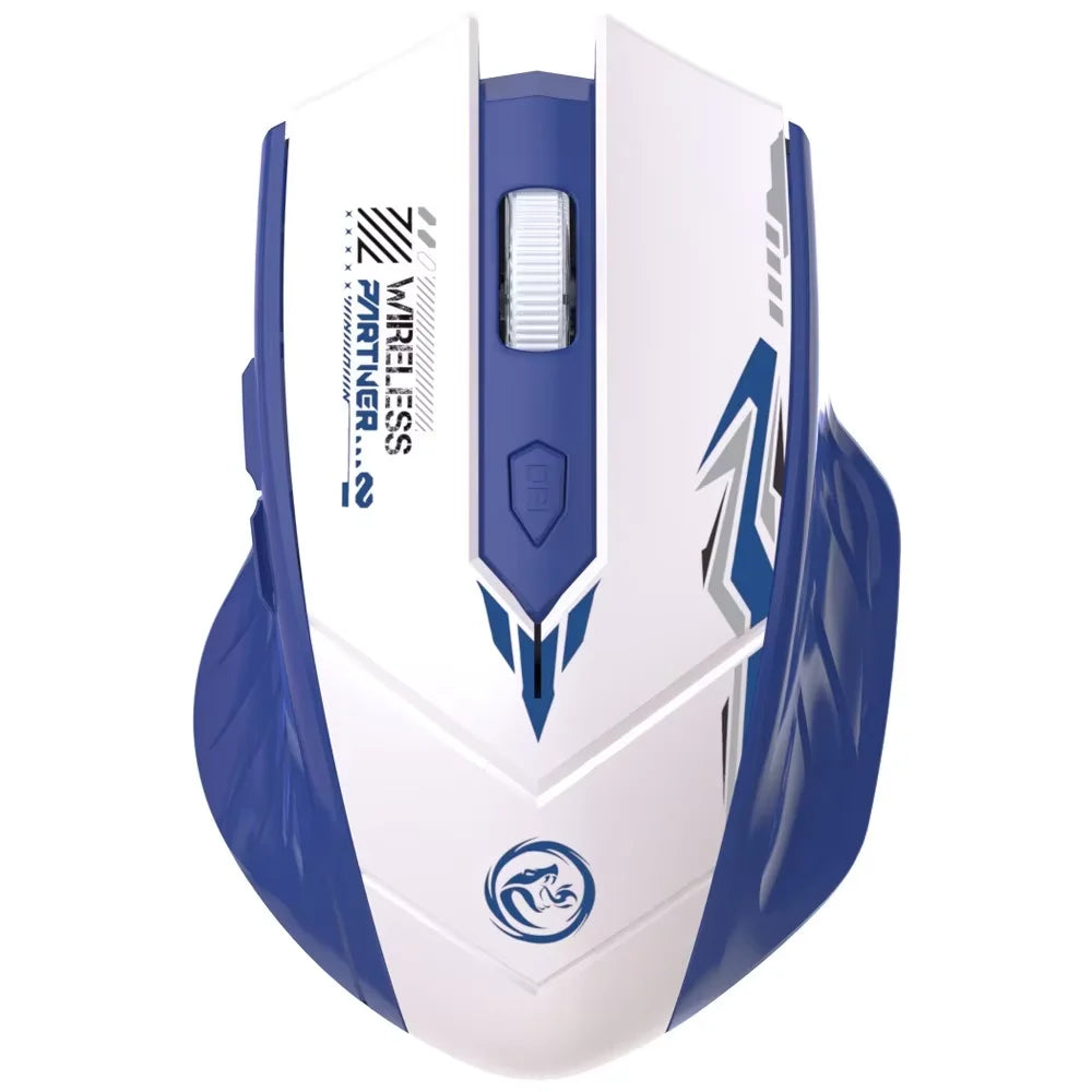 Rechargeable Wireless Mouse Bluetooth 5.4 & 2.4GHz Gaming Mouse, Ergonomic Wireless Mouse 1600 DPI for PC, Laptop & Office