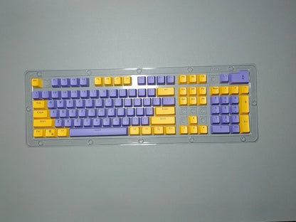 Good Pbt Oem Keycaps 61/87/104keys Custom RGB Player Backlit Double Shot Keycaps Gaming Accessories Ergonomic Teclado Pink/Black