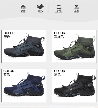 Hot Selling Men's Outdoor Sports Shoes Rock Climbing Hiking Shoes Beach Creek Shoes Casual Sports Shoes 38-48#