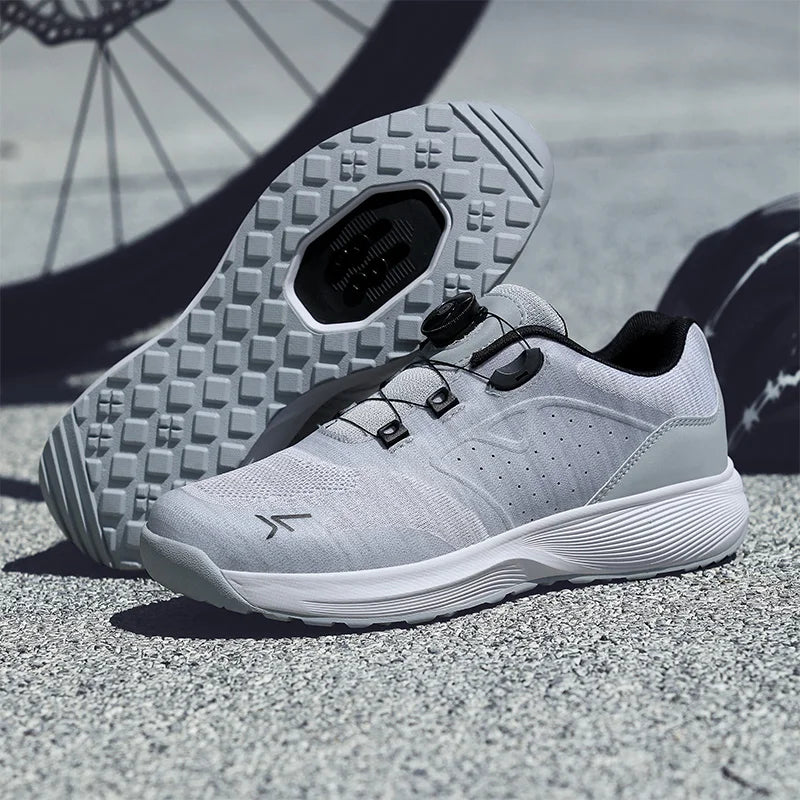 Cycling Sneaker MTB Men Sports Dirt Bike Shoes SPD Pedal Mountain Bicycle Footwear Speed Racing Man Flat Off Road Cycling Shoes