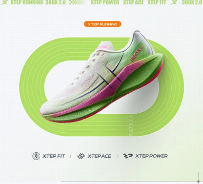 Xtep 360X 2.0 profesionální maratonské běžecké boty, pánské závodní sportovní tréninkové boty s karbonovou deskou a tlumením nárazů 975219110035