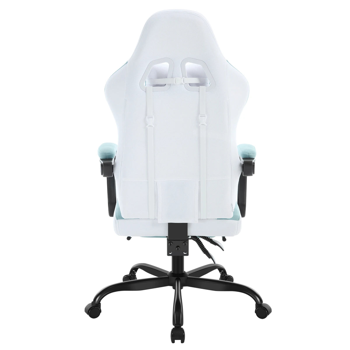 Cadeira de computador giratória WOLTU com função de massagem, cadeira de escritório ergonómica com almofada e apoio para os pés, cadeira gaming ajustável em altura
