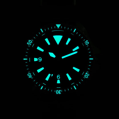Watchdives WD1980 V3 38mm Men Watch Vintage VH31 Ronda 515 Sweep Seconds Quartz Movement Watches Luminous Sapphire Wristwatch