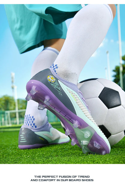 Men Football Boots Society Professional Original Resistant Casual Male Ultralight Outdoor Soccer Shoes Non Slip Football Shoes