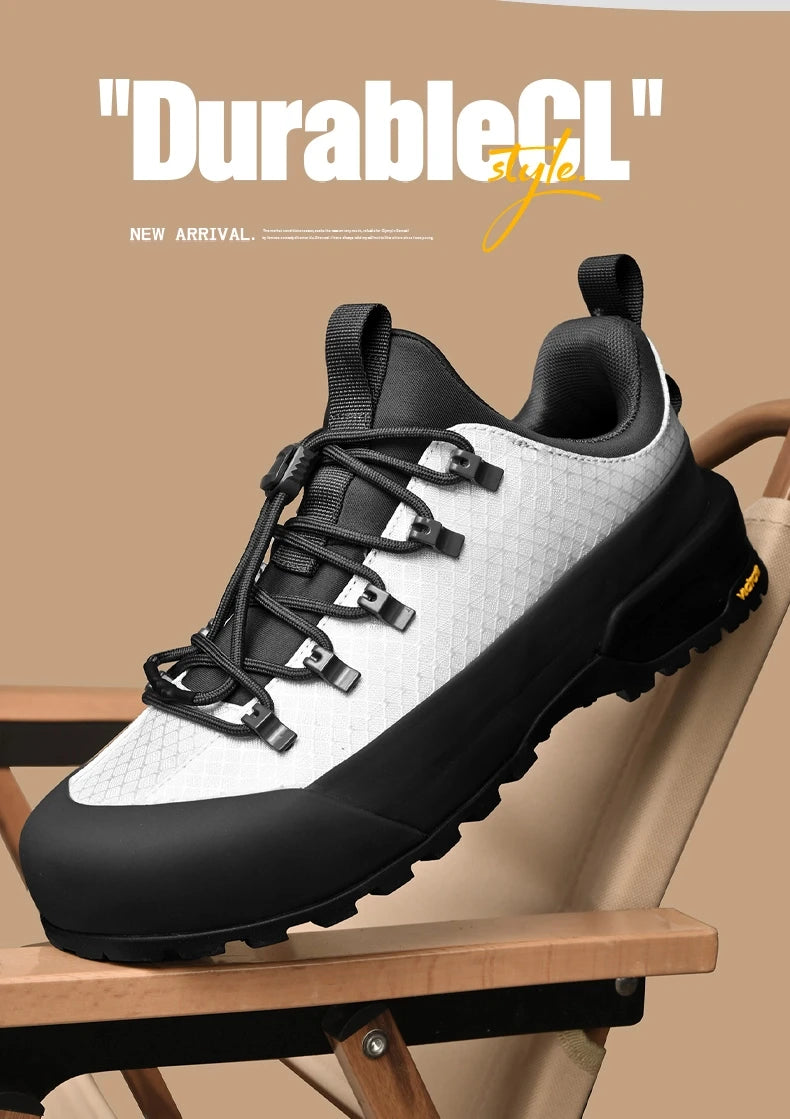 2025 New Hiking Shoes Non-Slip Grip Men's Spring Fall Outdoor Casual Sports Shoes Breathable Comfortable Durable Leisure Sneakers