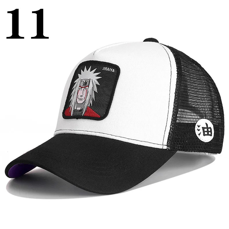 New Dragon Ball DRAGONBALL Mesh Cap Cartoon Mesh Cap Men And Women Baseball Cap Fashion Patch Trucker Cap