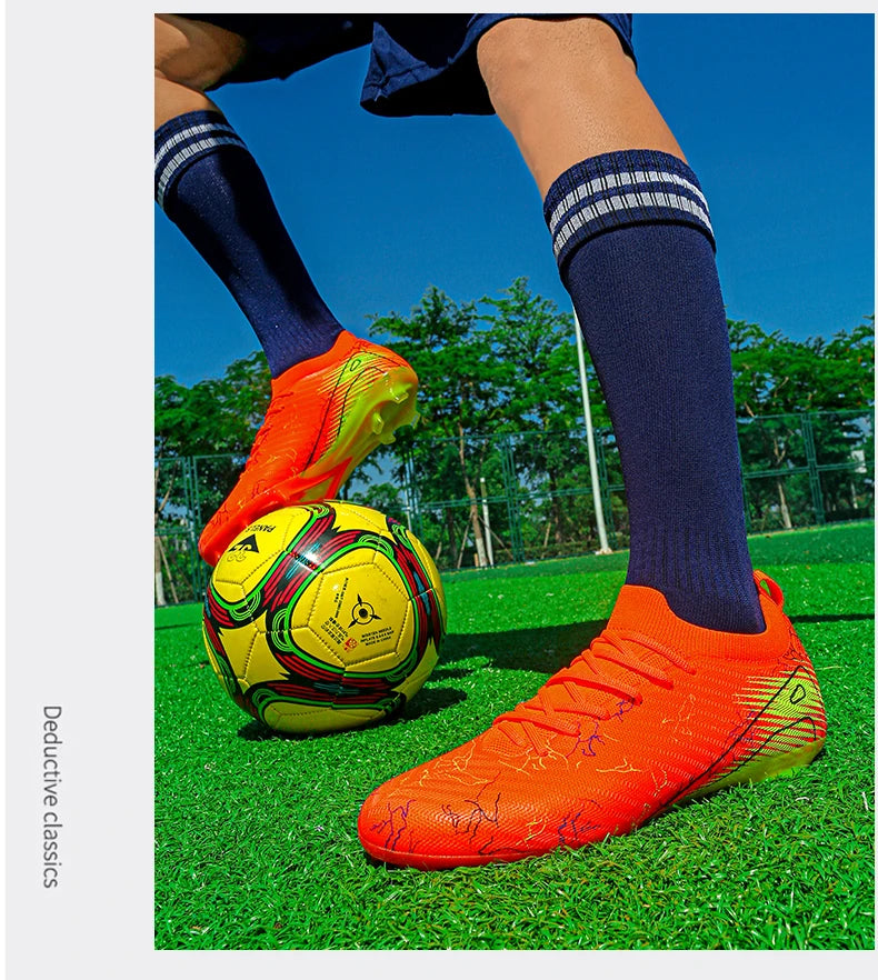 Nové pánské fotbalové kopačky velkoobchodně, protiskluzové tenisky na trénink, fotbalová obuv špičkové kvality FG, dropshipping, unisex pro dospělé