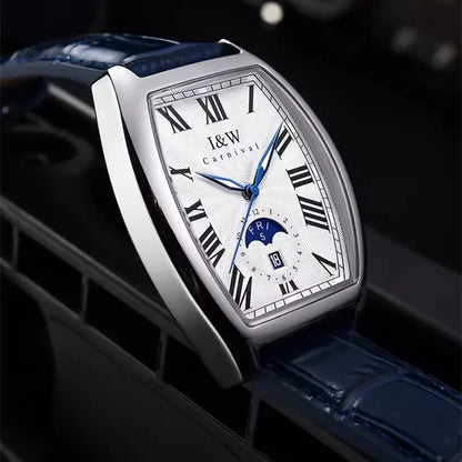 CARNIVAL I&W Mechanical Business Watches for Men Brand Luxury Automatic MIYOTA Movement Wristwatches Waterproof Man Reloj Hombre