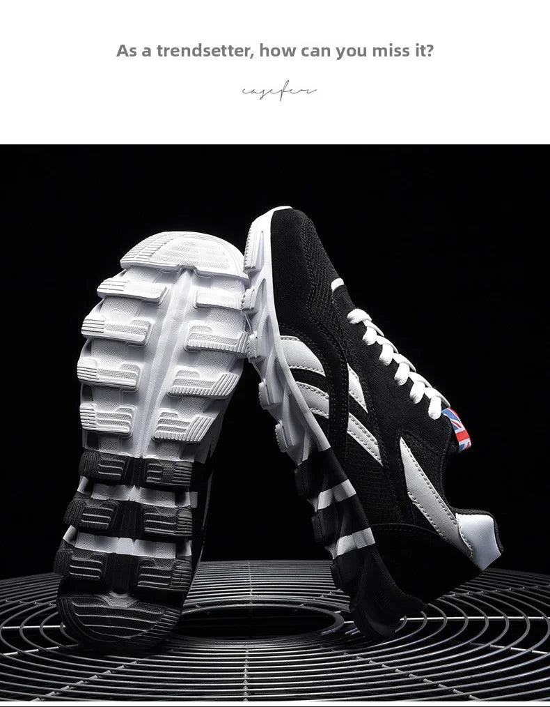 2026 new men's and women's running shoes breathable casual sneakers anti-slip vibration comfortable walking shoes 38-46