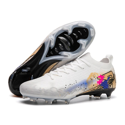 New Men Soccer Shoes Grass Ultralight Sport Comfortable Adult Non-Slip Football Boots Outdoor Cleats Sport Futsal Training Match