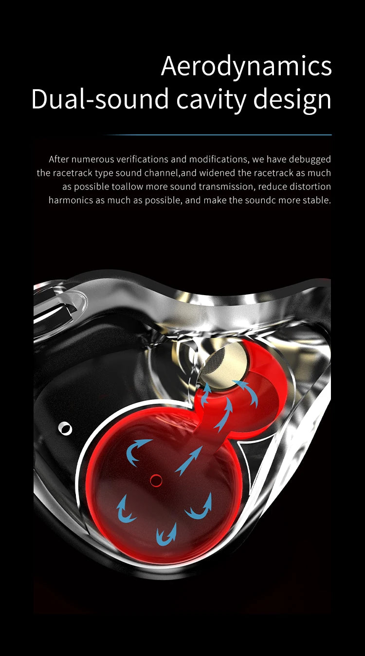 BGVP Scale 2DD HiFi Wired Earphones In Ear Monitor Headphones with 6D Sound Effects, Gaming Headset, Bass Stereo Earbuds with Detachable Cable